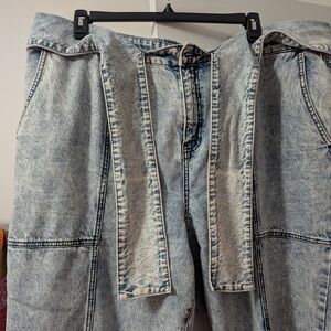 Eloquii Blue Acid Wash Denim